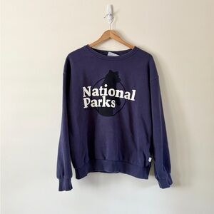 Parks Project Navy Pullover Sweatshirt L